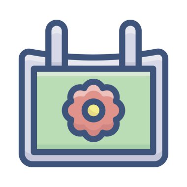 Asma dekorasyondüz vektör tasarımı