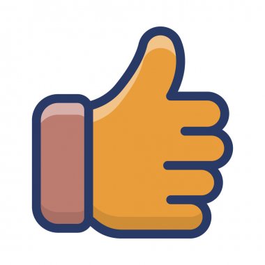 Düz Vektördeki geribildirim simgesi