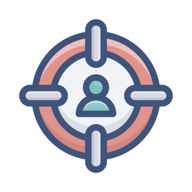 Müşteri odaklı vektör düz tasarım 