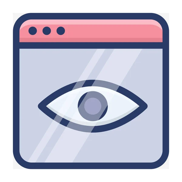 Seo Vecteur Surveillance Conception Plate — Image vectorielle