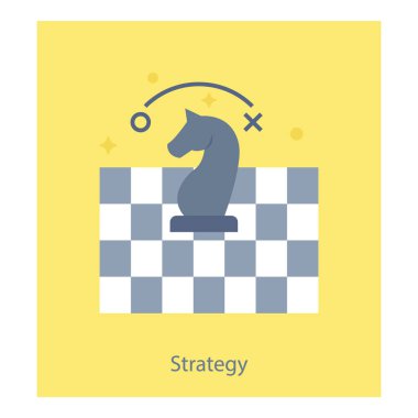 Satranç taş simgesi düz tasarım düz vektör