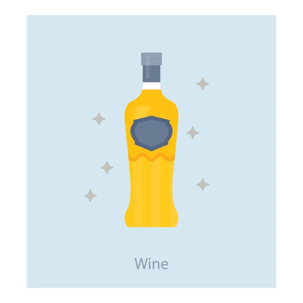 平面设计中的葡萄酒图标 — 图库矢量图片