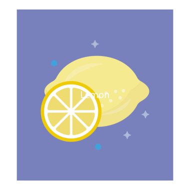 Düz tasarımda sağlıklı kireç vektörü 