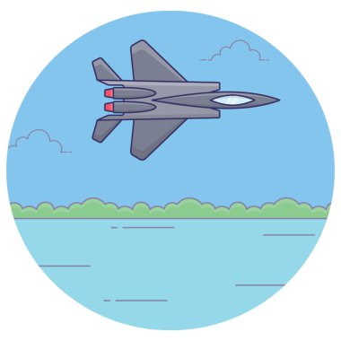 Düz tasarımaskeri savaş uçağı 