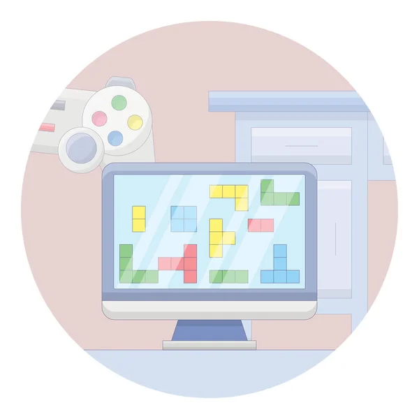 视频游戏控制器矢量设计 — 图库矢量图片