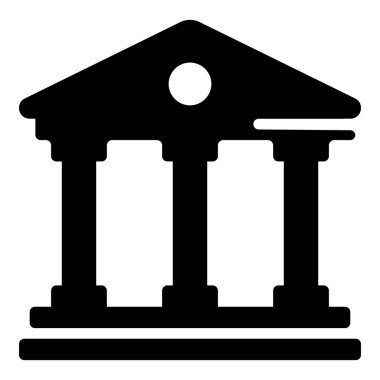 Sağlam banka altyapı vektör tasarımı 