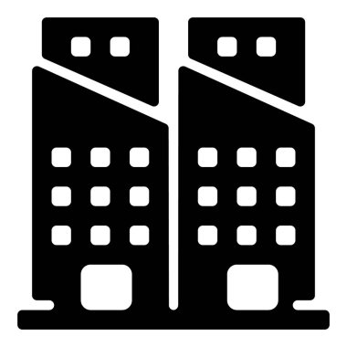 Katı konut daireler vektör tasarımı 