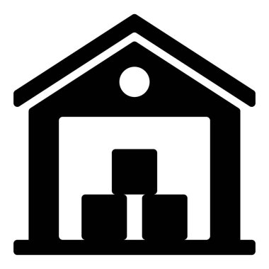 Katı tasarımda depo oluşturma vektörü 