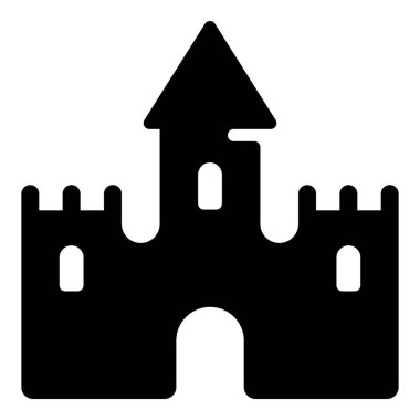 Katı kale altyapı vektör tasarımı 