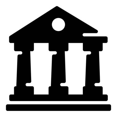 Sağlam banka altyapı vektör tasarımı 