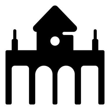 Katı kale altyapı vektör tasarımı 