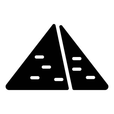 Katı tasarımda Mısır piramit vektörü 