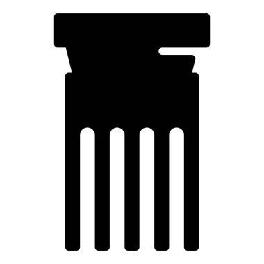 Katı tasarımda sütun oluşturma vektörü 