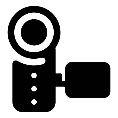 Dolu tasarımda Handycam vektörü