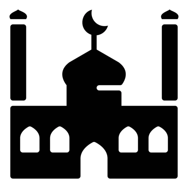 Solides Grabmoschee Vektordesign — Stockvektor