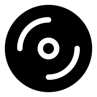 Kompakt disk dolu tasarım vektör 