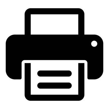 Dolu tasarımda makine simgesini yazdırma.