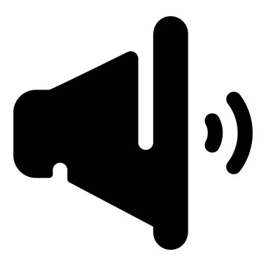 Birim simgesi kavramını temsil eden hoparlör