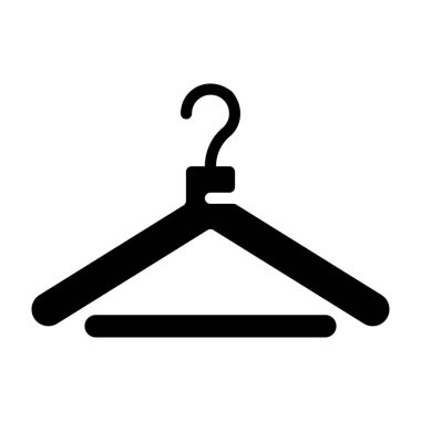 Askı vektörünün glyph simgesi 