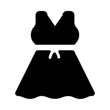 Glyph tasarımında bayan frak vektörü 