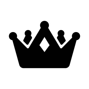 Katı kraliyet taç vektör tasarımı 