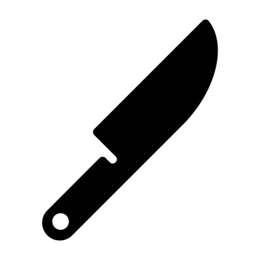 Mutfak malzemesi bıçak katı simgesi 