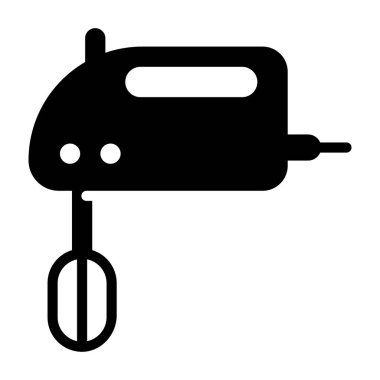 Glyph tasarımında elektrikli karıştırıcı simgesi.