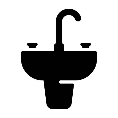 Dolgulu tasarımmutfak lavabo vektörü 