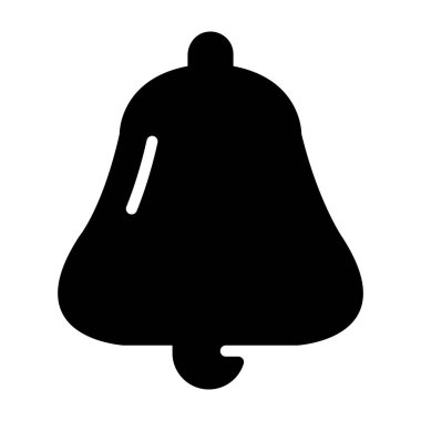 Çan simge tasarım dolu vektör 