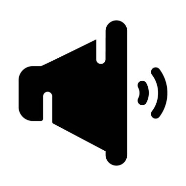 Glyph tasarımında hacim hoparlör vektörü 