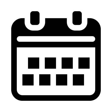 Glyph tasarımında takvim simgesi 