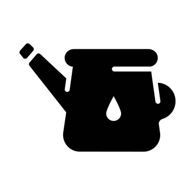 Su sprinkler simgesi tasarım katı vektör 