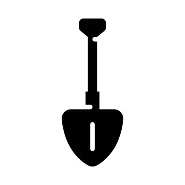 İnşaat araçları glyph tasarım simgesi 