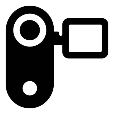 Dolu tasarımda Handycam vektörü