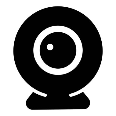 Web kamerası beyaz arkaplanda izole edildi 