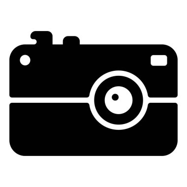 Dolu tasarımda fotoğraf kamera vektörü