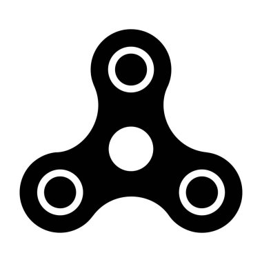 Glyph tasarımında spinner simgesi.