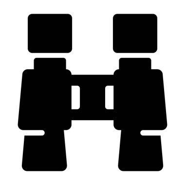 Dürbün glyph simgesi tasarımı