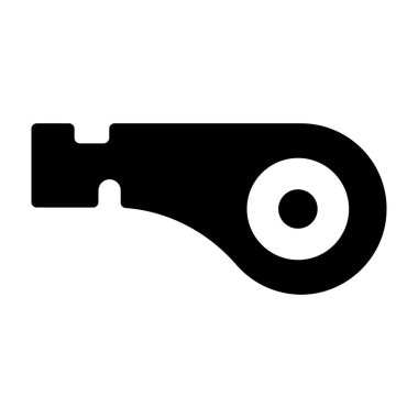 Üfleme düdük simgesi sağlam tasarım.