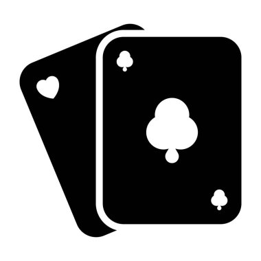 Oyun kartının sağlam tasarım simgesi.  