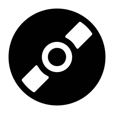 Kompakt disk dolu tasarım vektör 