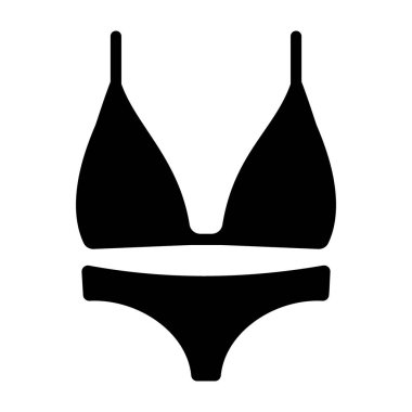 Katı bayanlar bikini vektör tasarımı 