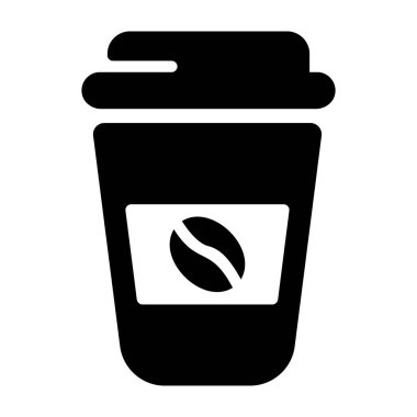 Doodle vector 'da paket içecek simgesi 