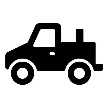 Canavar kamyon sağlam tasarım simgesi.