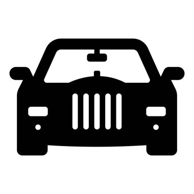 Katı tasarımda taksi simgesi.