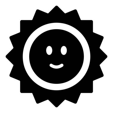 Katı parlak güneş ışığı vektör tasarımı 