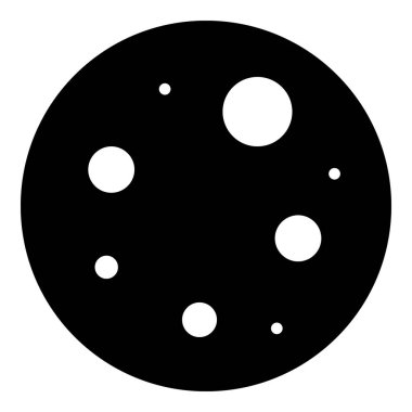 Katı tasarımda dolunay vektörü 