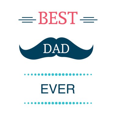 En iyi baba rozeti vektör tasarımı