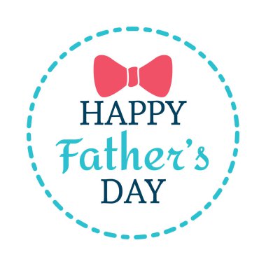 Mutlu babalar günü logo vektör tasarımı