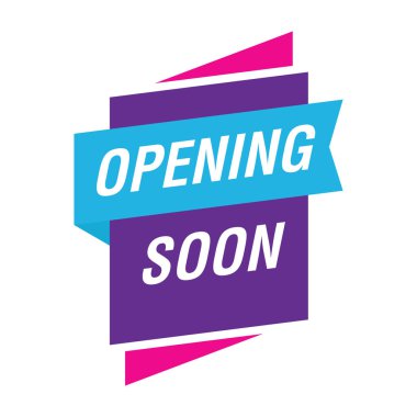 Logo vektörü yakında rozet açma 